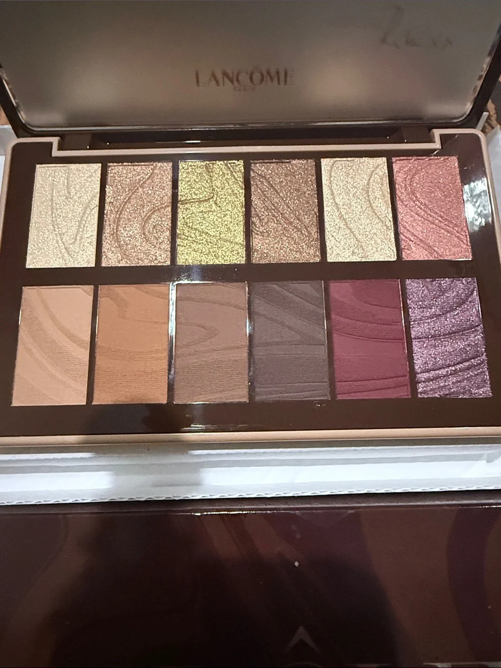 Idôle Café Crush Eyeshadow Palette — Warm Browns & Pink-Gold Shimmers